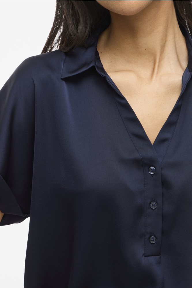 VIENNA RAVENNA S/S TOP - NOOS 14107405 Navy Blazer